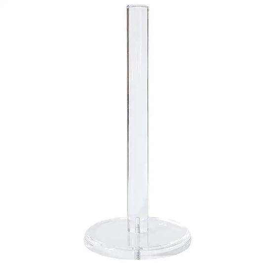 Transparent Paper Towel Holder Countertop Acrylic Tissue Stand Holder Bathroom Vertical Storage Stand For Kitchen Organization