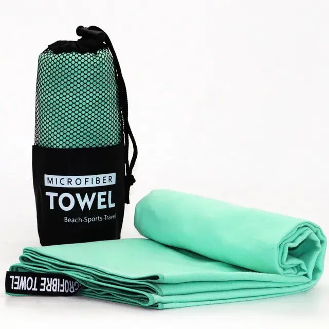 Microfiber Towel With Mesh Bag