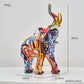 Painting Art Elephant Sculptures & Figurines Modern Decoration Home Resin Animal Statue Nordic Living Room Nordic Interior Decor